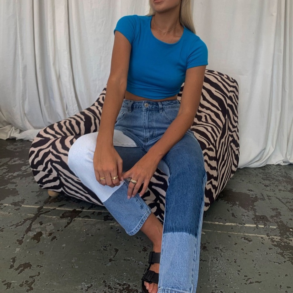 NWT Princess Polly Cofield Mom Jean Patch